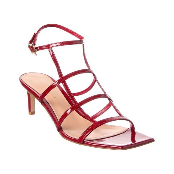 Gianvito Rossi Shoes - Gianvito Rossi Mondry 55 Patent Sandal, Red